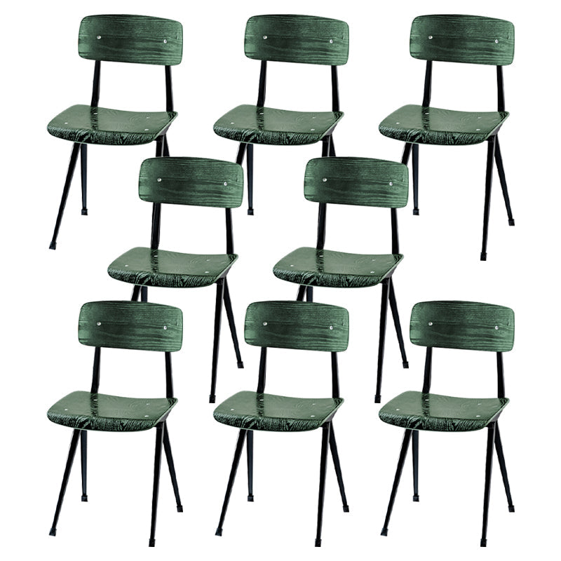 Sala da pranzo contemporanea aperta sedia da pranzo in metallo