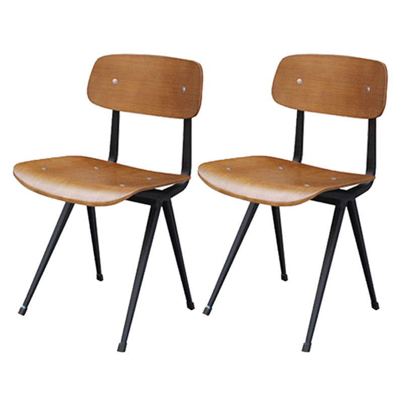 Sala da pranzo contemporanea aperta sedia da pranzo in metallo