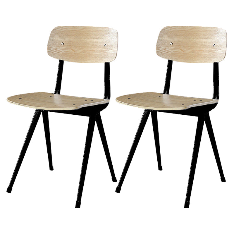 Sala da pranzo contemporanea aperta sedia da pranzo in metallo