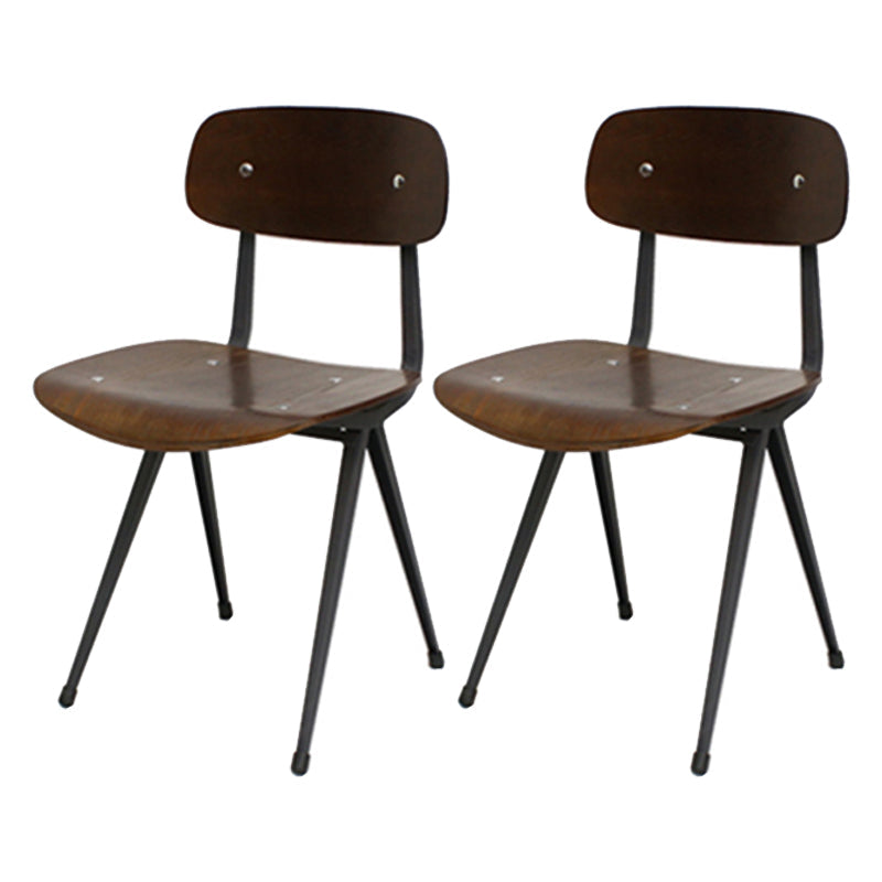 Sala da pranzo contemporanea aperta sedia da pranzo in metallo