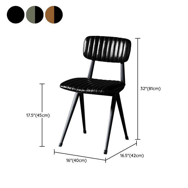 Sala da pranzo contemporanea aperta sedia da pranzo in metallo