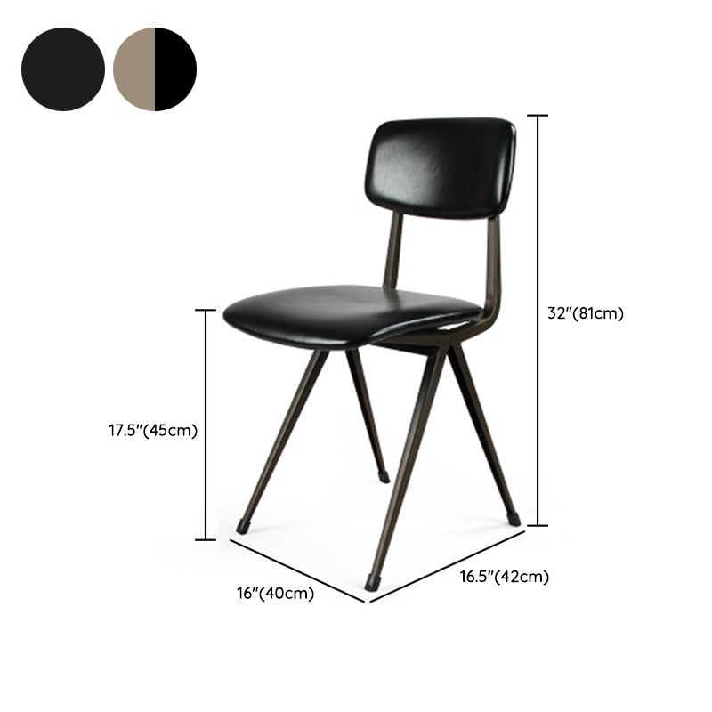 Sala da pranzo contemporanea aperta sedia da pranzo in metallo