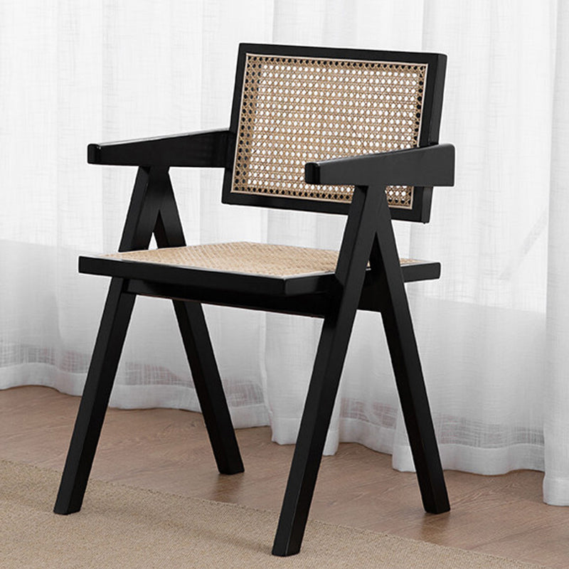 Comedor contemporáneo King Louis Silla de comedor de madera maciza