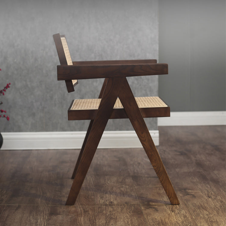 Comedor contemporáneo King Louis Silla de comedor de madera maciza