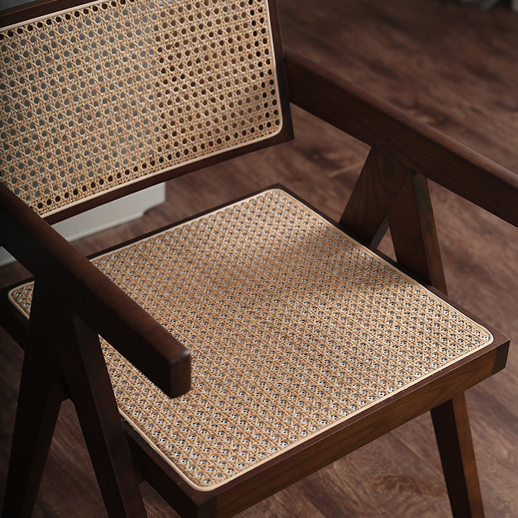 Comedor contemporáneo King Louis Silla de comedor de madera maciza