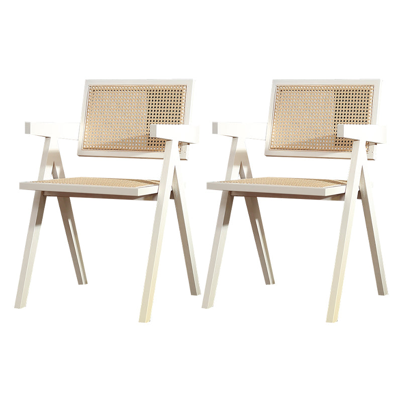 Comedor contemporáneo King Louis Silla de comedor de madera maciza