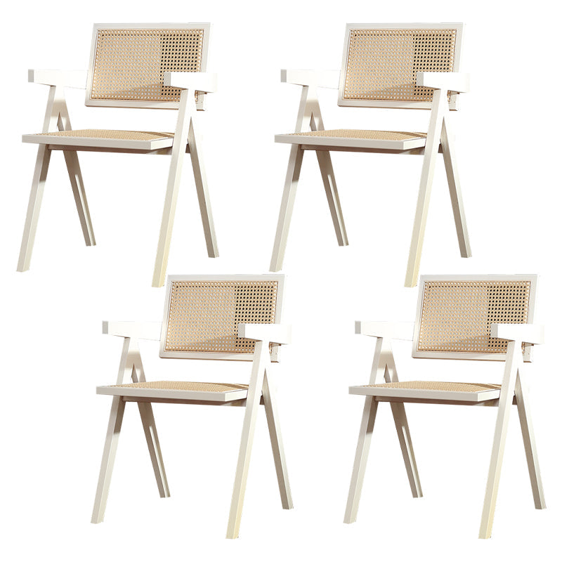 Comedor contemporáneo King Louis Silla de comedor de madera maciza