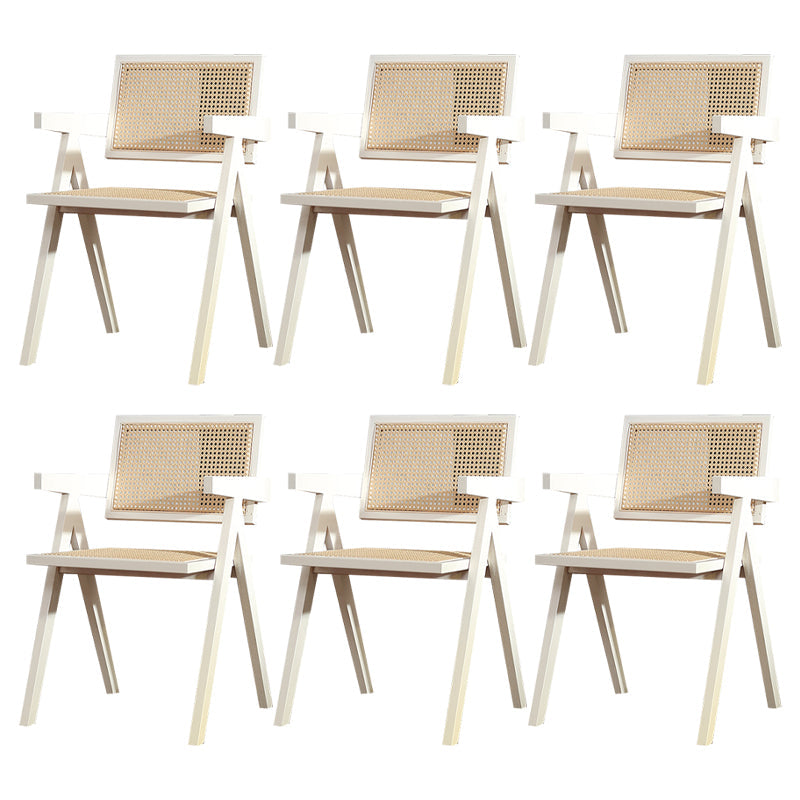 Comedor contemporáneo King Louis Silla de comedor de madera maciza