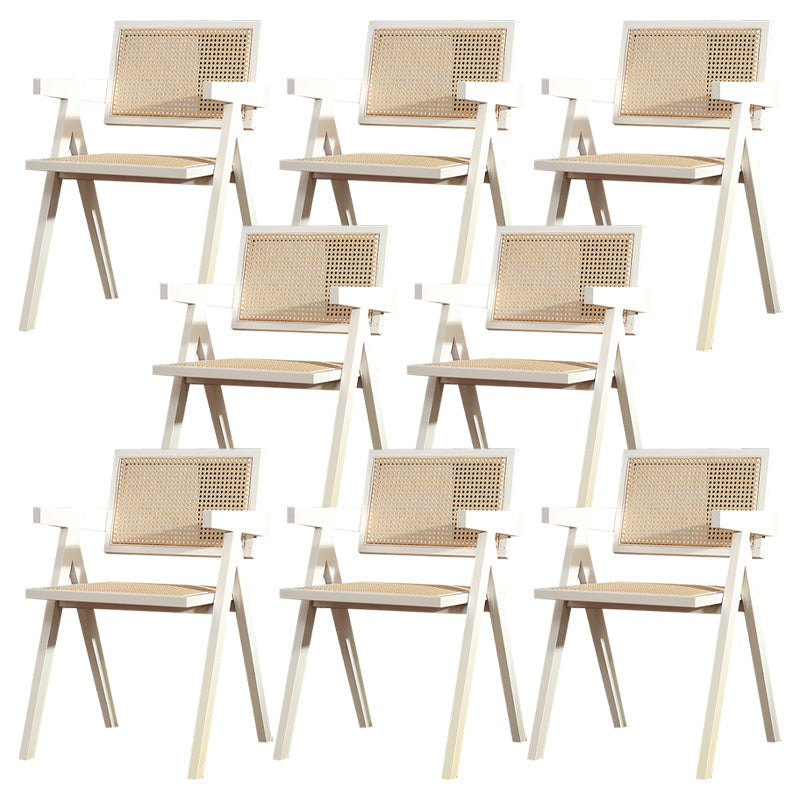 Comedor contemporáneo King Louis Silla de comedor de madera maciza