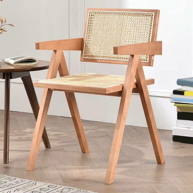 Comedor contemporáneo King Louis Silla de comedor de madera maciza