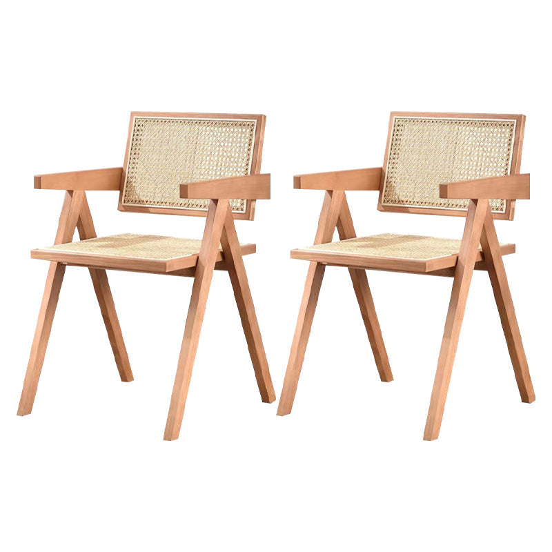 Comedor contemporáneo King Louis Silla de comedor de madera maciza