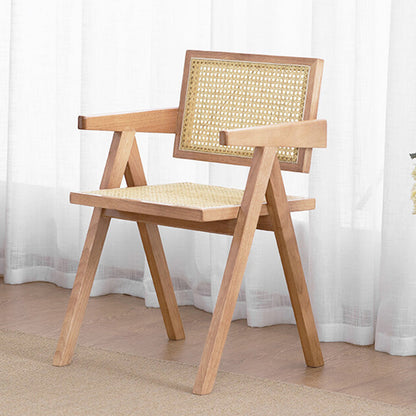 Comedor contemporáneo King Louis Silla de comedor de madera maciza