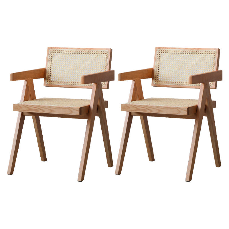 Comedor contemporáneo King Louis Silla de comedor de madera maciza