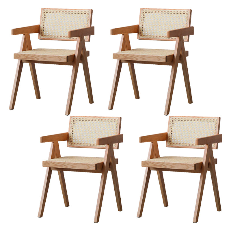 Comedor contemporáneo King Louis Silla de comedor de madera maciza