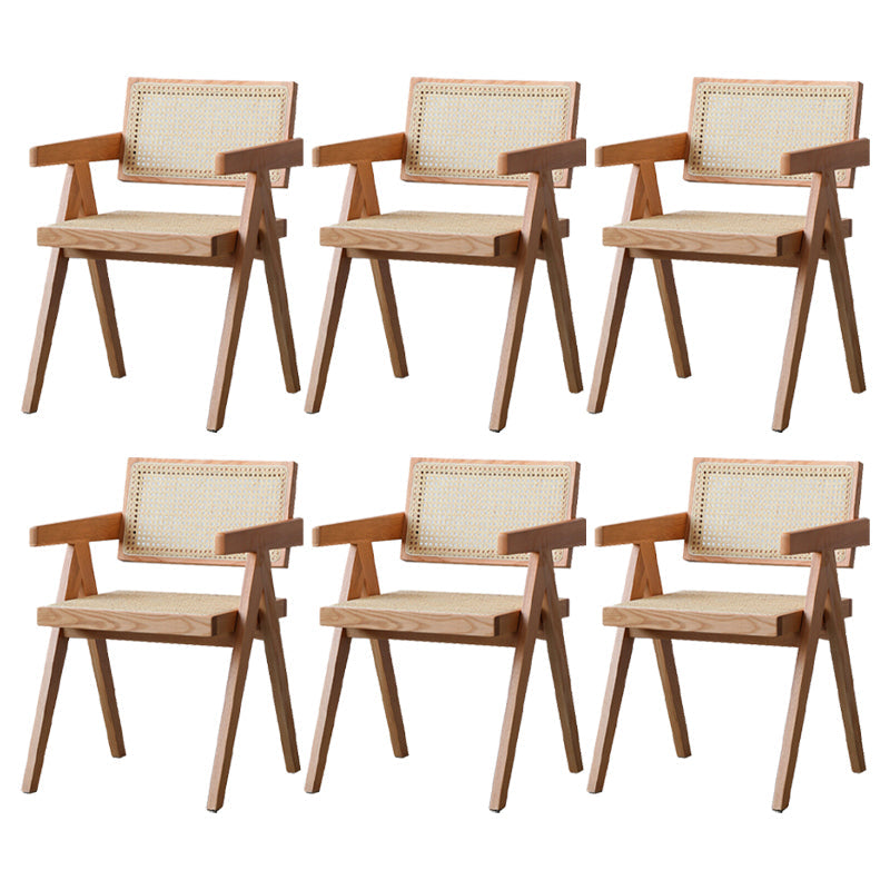 Comedor contemporáneo King Louis Silla de comedor de madera maciza