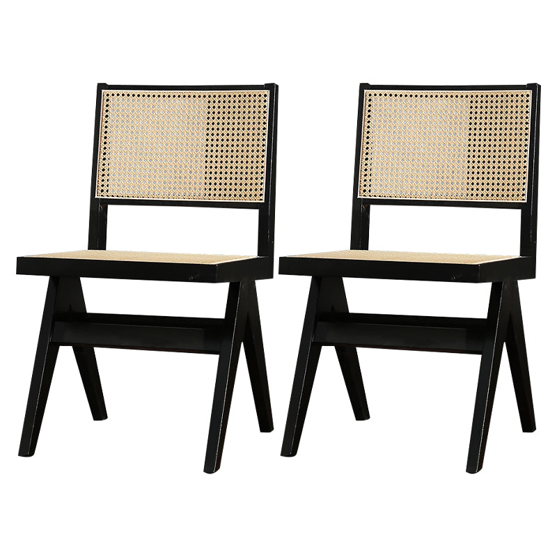 Comedor contemporáneo King Louis Silla de comedor de madera maciza