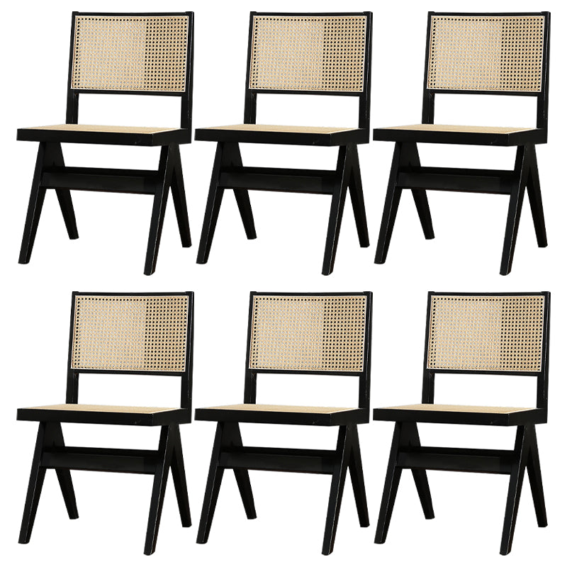 Comedor contemporáneo King Louis Silla de comedor de madera maciza