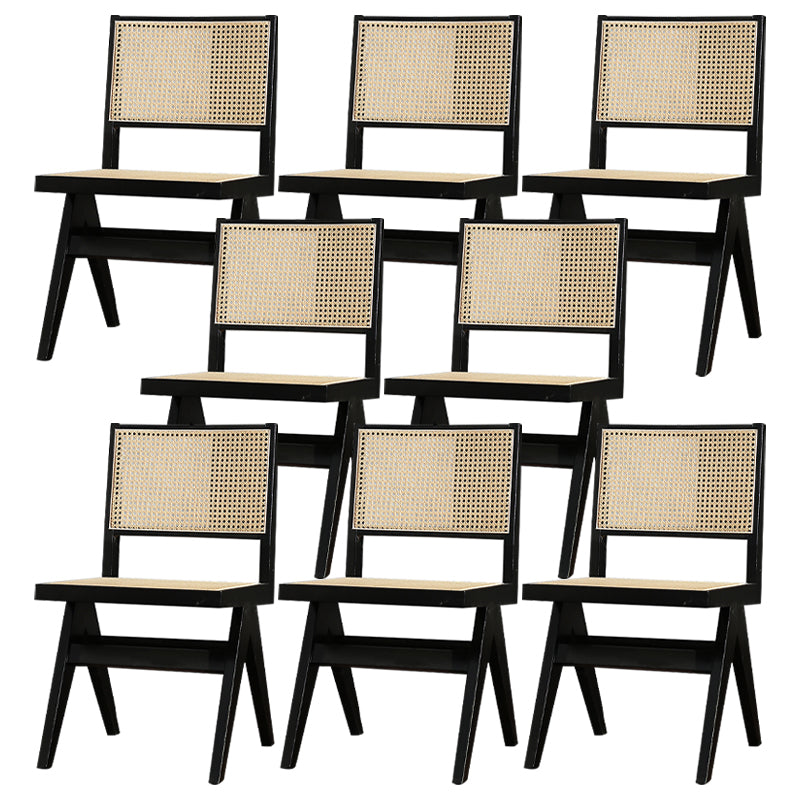 Comedor contemporáneo King Louis Silla de comedor de madera maciza