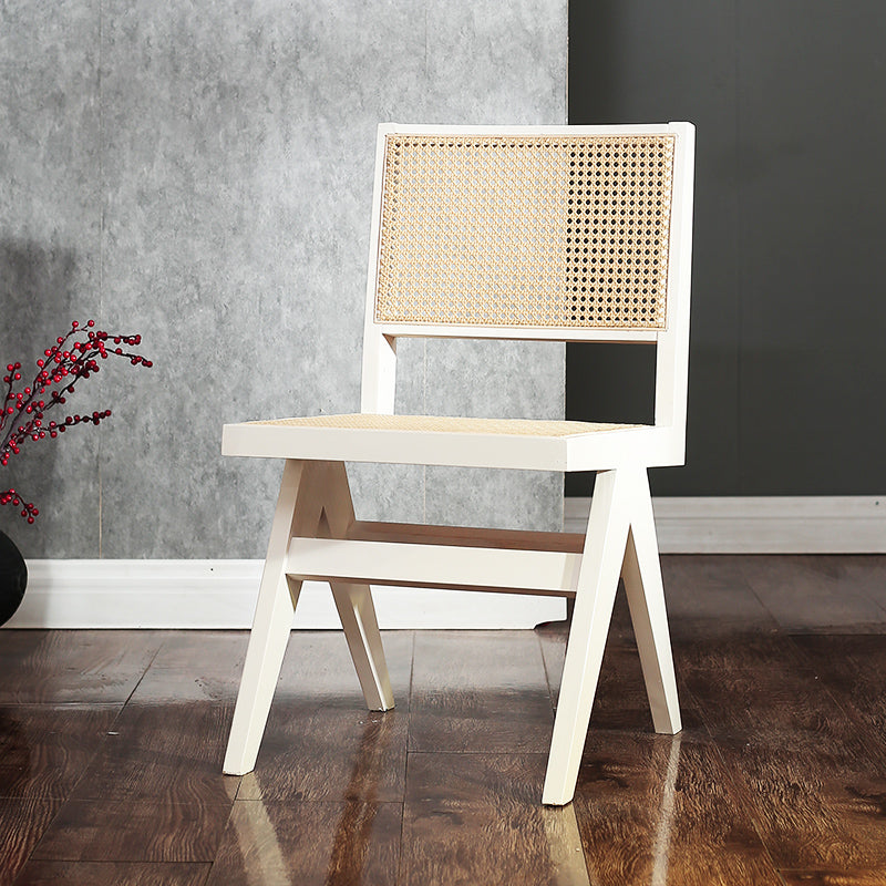 Comedor contemporáneo King Louis Silla de comedor de madera maciza