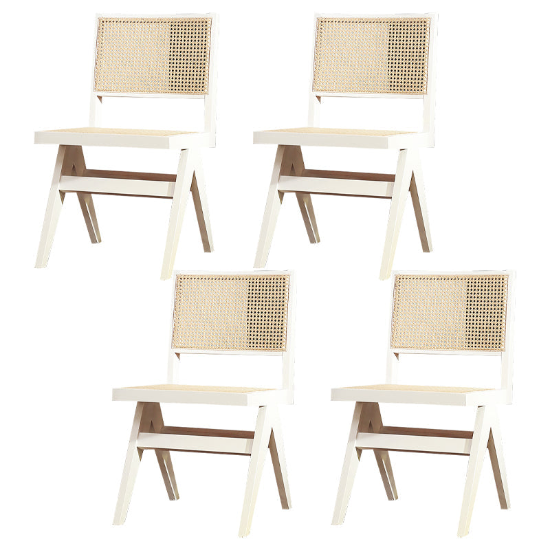 Comedor contemporáneo King Louis Silla de comedor de madera maciza