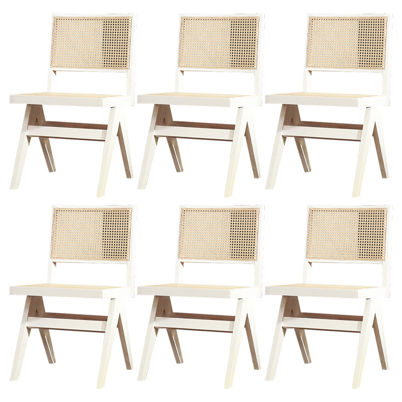 Comedor contemporáneo King Louis Silla de comedor de madera maciza