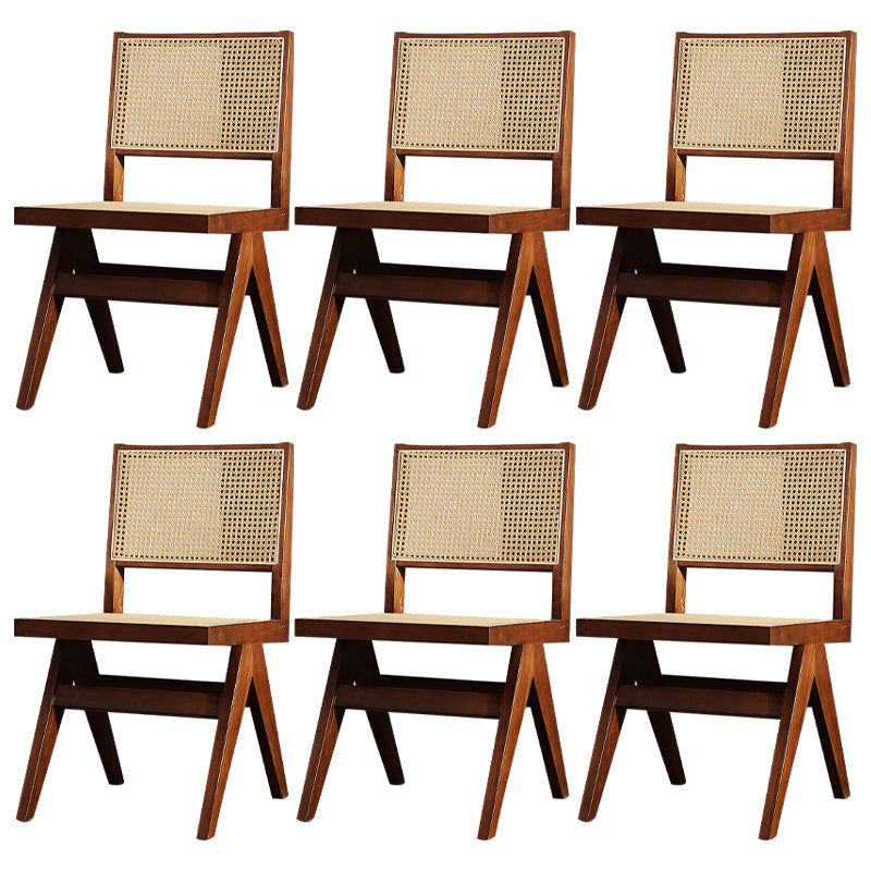 Comedor contemporáneo King Louis Silla de comedor de madera maciza