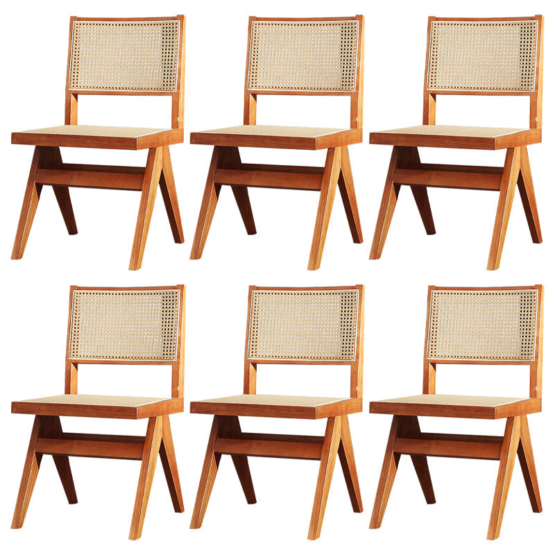 Comedor contemporáneo King Louis Silla de comedor de madera maciza