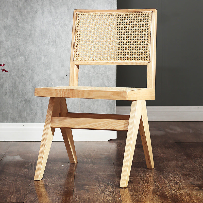 Comedor contemporáneo King Louis Silla de comedor de madera maciza