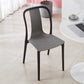 Silla de comedor de plástico sin brazo de comedor moderno