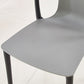 Silla de comedor de plástico sin brazo de comedor moderno