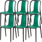 Silla de comedor de plástico sin brazo de comedor moderno