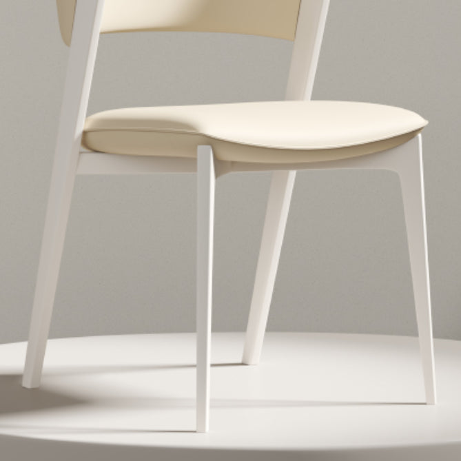 White Legs Modern Open Back Upholstered Dining and Accent Chairs Clearhalo 'Dining Chairs' 'Dining Tables & Seating' 'dining_chair' 'furn' 'furn_dining_chair' 'Furniture' 'Kitchen & Dining Furniture' 7794722