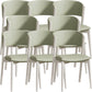 White Legs Modern Open Back Upholstered Dining and Accent Chairs Green 8 Piece Set Clearhalo 'Dining Chairs' 'Dining Tables & Seating' 'dining_chair' 'furn' 'furn_dining_chair' 'Furniture' 'Kitchen & Dining Furniture' 7794735