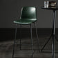 Contemporary Style Low Back Upholstered Bar Stool with Metal Legs Clearhalo 'Bar Furniture' 'Bar Stools' 'bar_stools' 'furn' 'furn_bar_stools' 'Furniture' 'Kitchen & Dining Furniture' 7794787