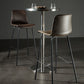 Contemporary Style Low Back Upholstered Bar Stool with Metal Legs Clearhalo 'Bar Furniture' 'Bar Stools' 'bar_stools' 'furn' 'furn_bar_stools' 'Furniture' 'Kitchen & Dining Furniture' 7794803