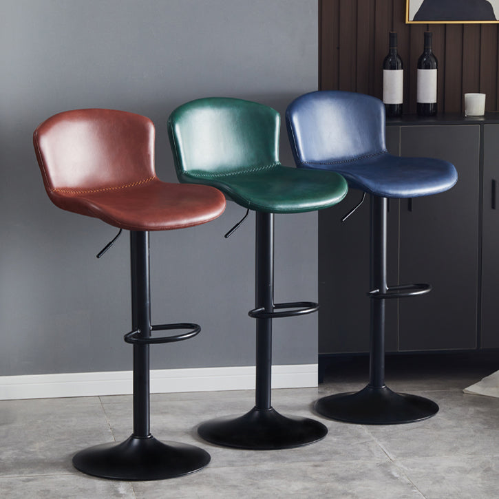 Hedendaagse stijl verstelbare gestoffeerde barstoel met metalen benen