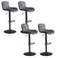 Hedendaagse stijl verstelbare gestoffeerde barstoel met metalen benen