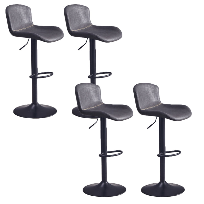 Hedendaagse stijl verstelbare gestoffeerde barstoel met metalen benen