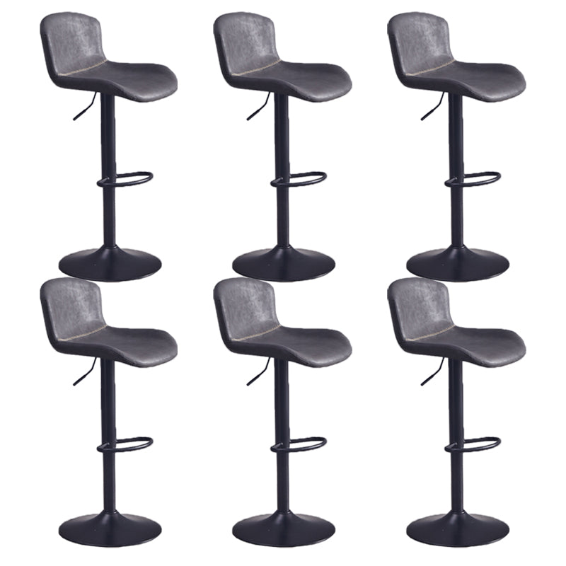 Hedendaagse stijl verstelbare gestoffeerde barstoel met metalen benen