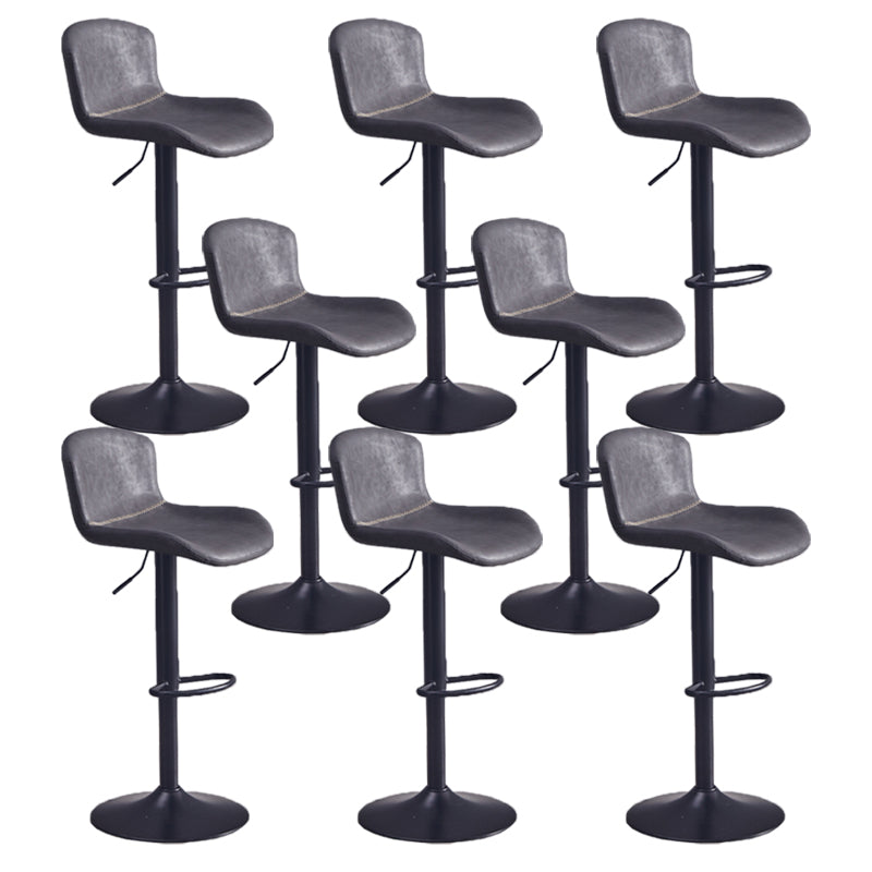 Hedendaagse stijl verstelbare gestoffeerde barstoel met metalen benen