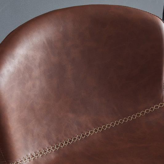 Sgabello da bar imbottito regolabile in stile contemporaneo con gambe metalliche