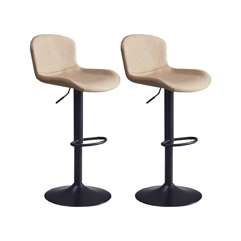 Hedendaagse stijl verstelbare gestoffeerde barstoel met metalen benen