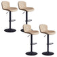 Hedendaagse stijl verstelbare gestoffeerde barstoel met metalen benen