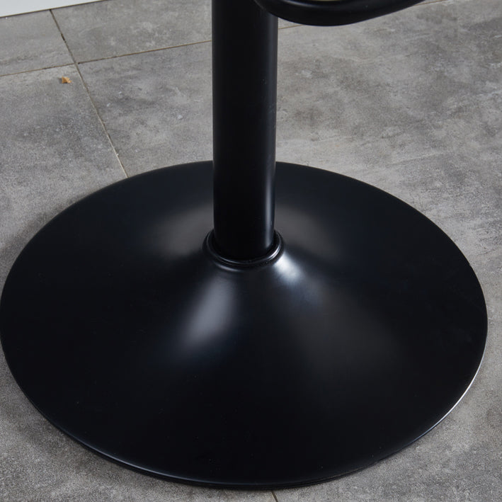 Hedendaagse stijl verstelbare gestoffeerde barstoel met metalen benen