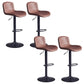 Hedendaagse stijl verstelbare gestoffeerde barstoel met metalen benen