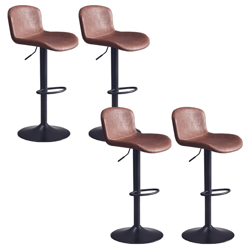 Hedendaagse stijl verstelbare gestoffeerde barstoel met metalen benen