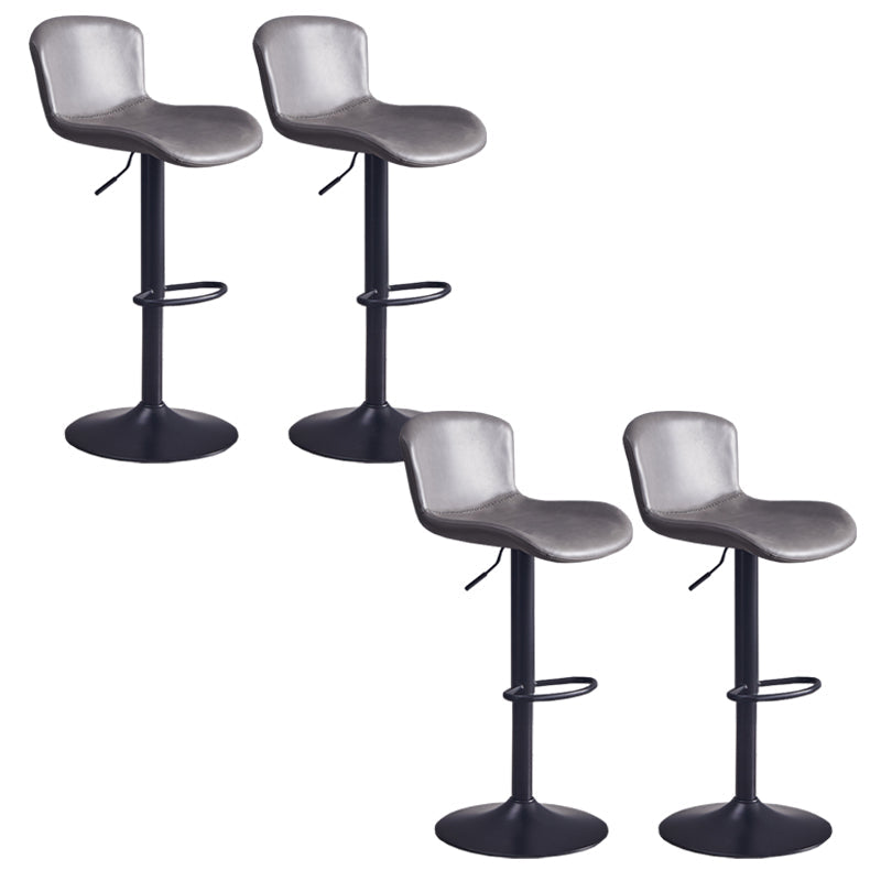 Hedendaagse stijl verstelbare gestoffeerde barstoel met metalen benen