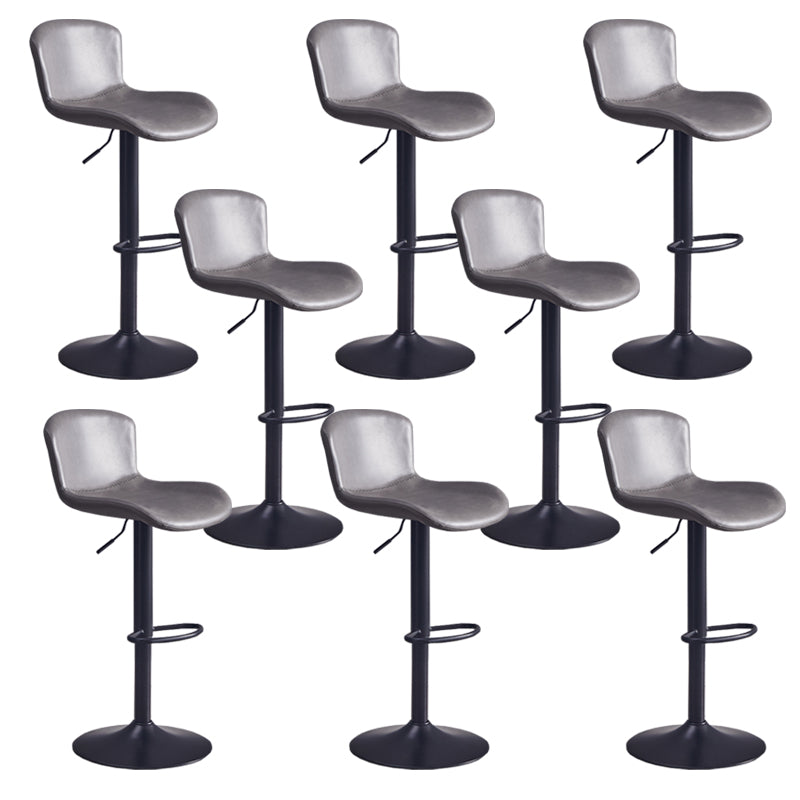 Hedendaagse stijl verstelbare gestoffeerde barstoel met metalen benen