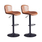 Hedendaagse stijl verstelbare gestoffeerde barstoel met metalen benen