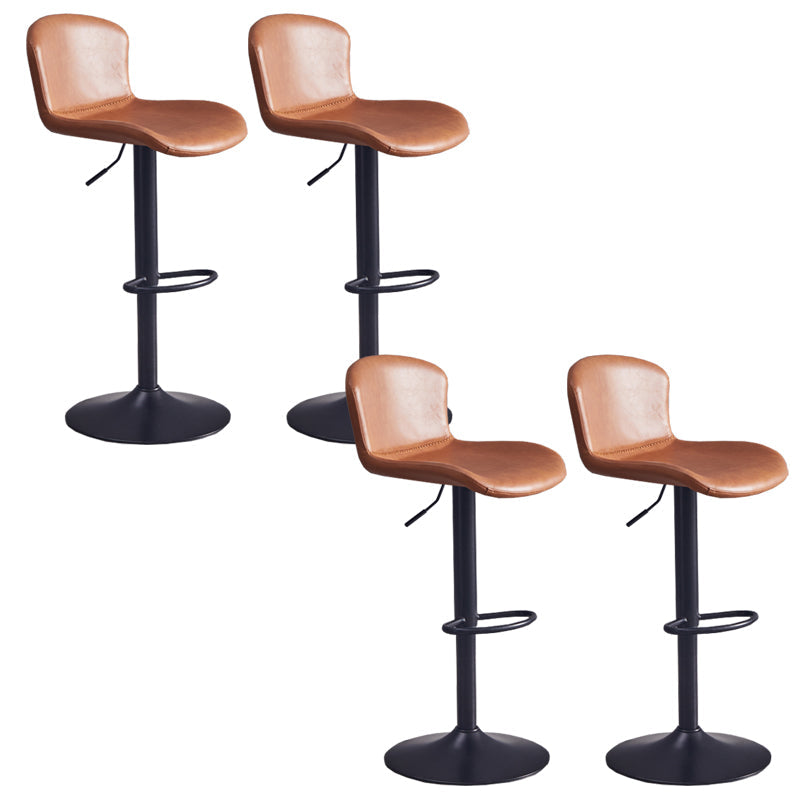 Hedendaagse stijl verstelbare gestoffeerde barstoel met metalen benen